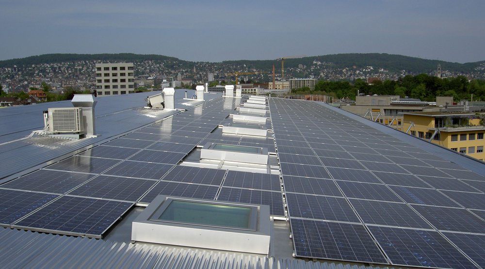 Unsere Solaranlage mit einer Jahresproduktion von ca. 20'000 kWh
