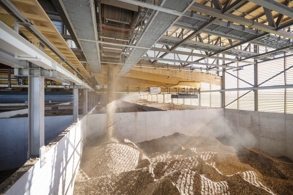 Bioenergie kombiniert mit Carbon Capture and Storage (BECCS) könnte in Zukunft eine wichtige Rolle als Negativemissionstechnologie spielen. Im Bild das Holzheizkraftwerk Frauenfeld. (Foto: Keystone-SDA)