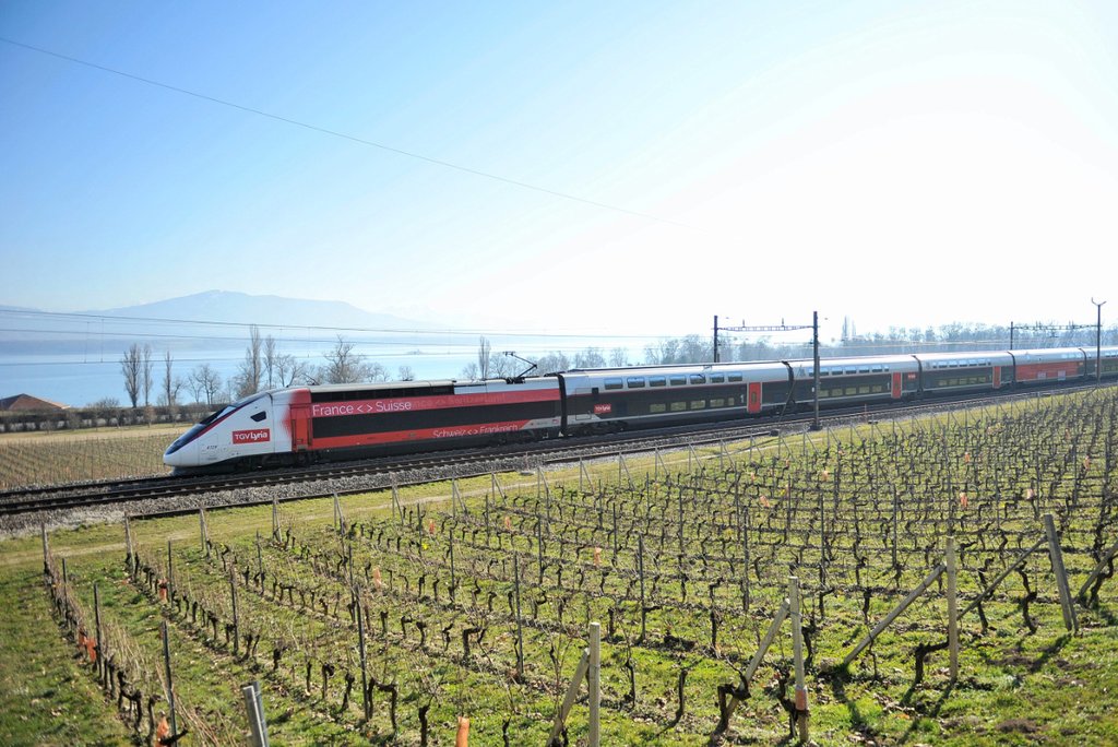 En 2023, le train restera le moyen de transport le plus écologique pour voyager en France. (Photo: TGV Lyria)