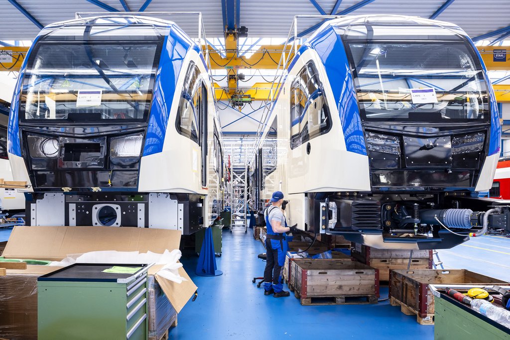 ÖV-Investitionen generieren bei den Herstellern eine direkte Wertschöpfung von 2.4 Milliarden Franken. (Foto: Keystone / Michael Buholzer)