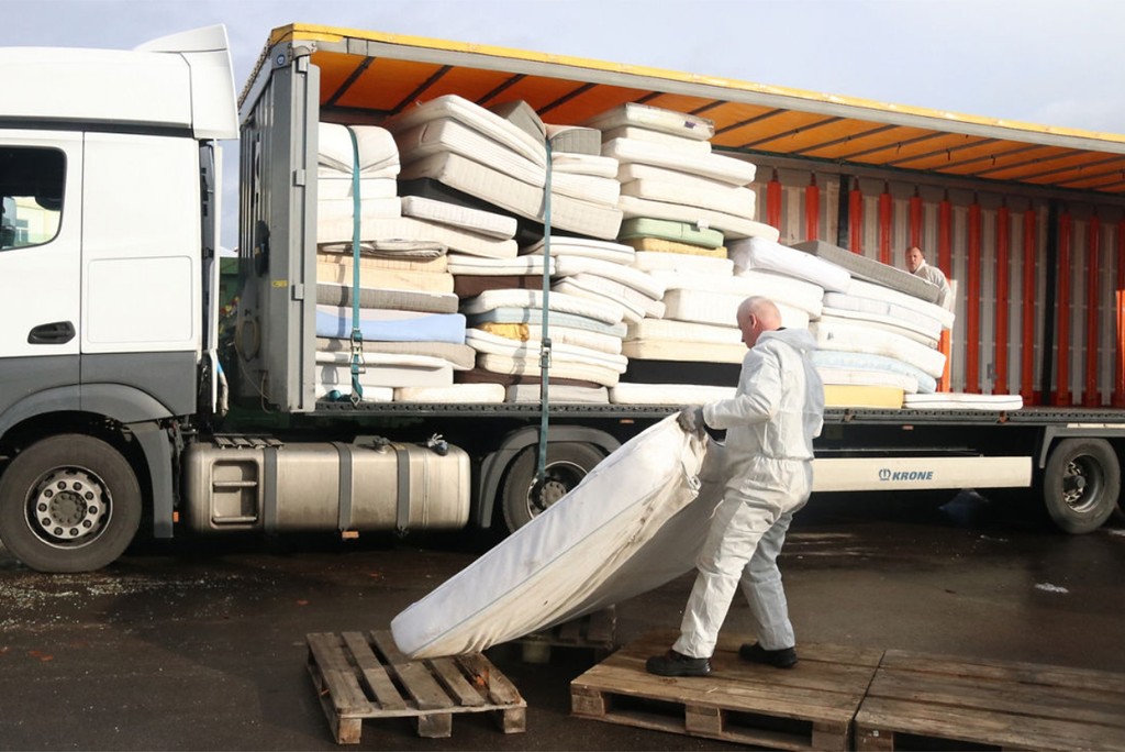 Ein weiteres Beispiel einer von KlimUp geförderten NPO: Die Matratzen-Allianz will Matratzen-Recycling zu mehr Verbreitung verhelfen. (Foto: Matratzen-Allianz)