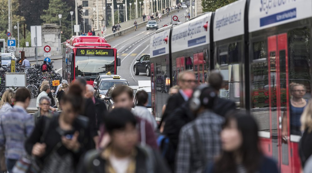 Unter den 346 Gemeinden des Kantons zahlt die Stadt Bern den höchsten Gemeindebeitrag an den öffentlichen Verkehr. (Foto: Keystone)