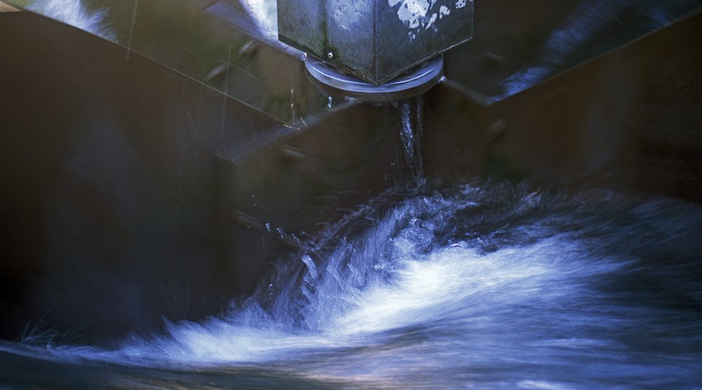 In Schoeftland, Kanton Aargau, wurde das erste Wasserwirbelkraftwerk in der Schweiz gebaut, das heute Strom für 25 Haushalte erzeugt. (Foto: Keystone)